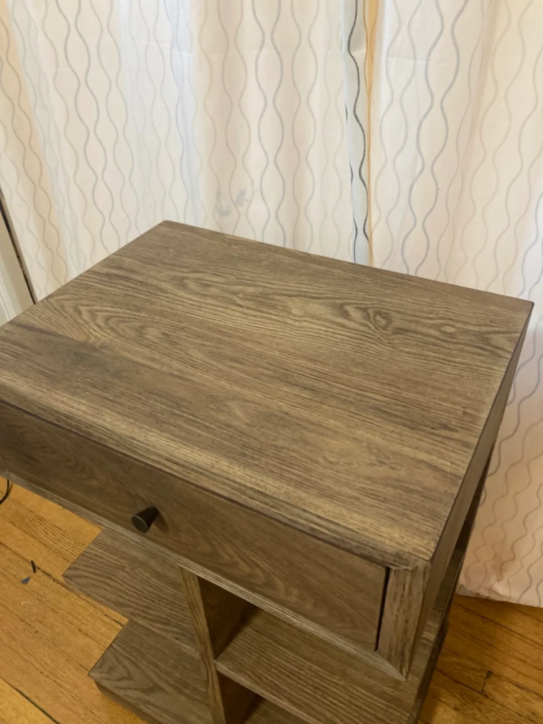 Structube Wooden Side Table organic oil finished image indicator(2)