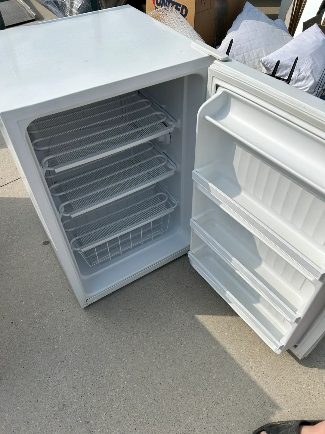 Compact White Fridge thumbnail