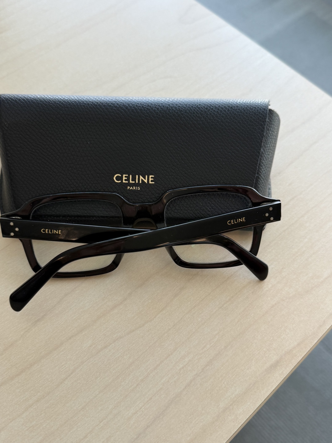 Celine Black Eyeglasses With Case - photo 2