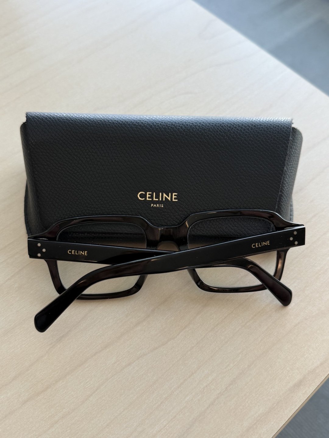 Celine Black Eyeglasses With Case - photo 3