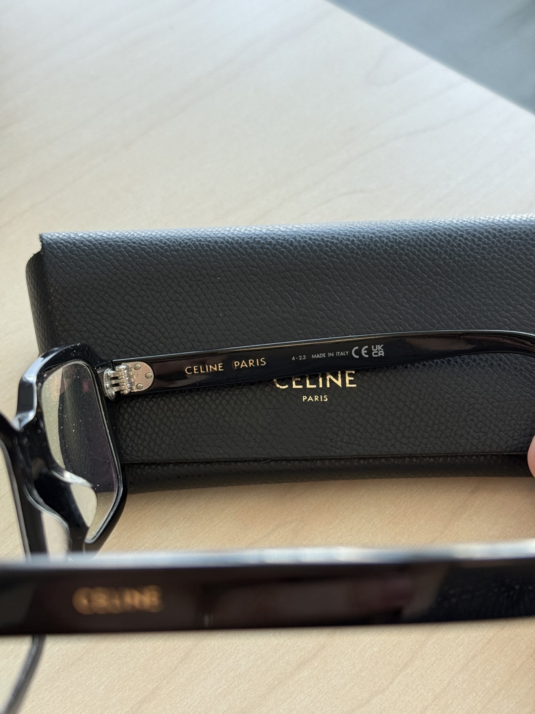 Celine Black Eyeglasses With Case - photo 4