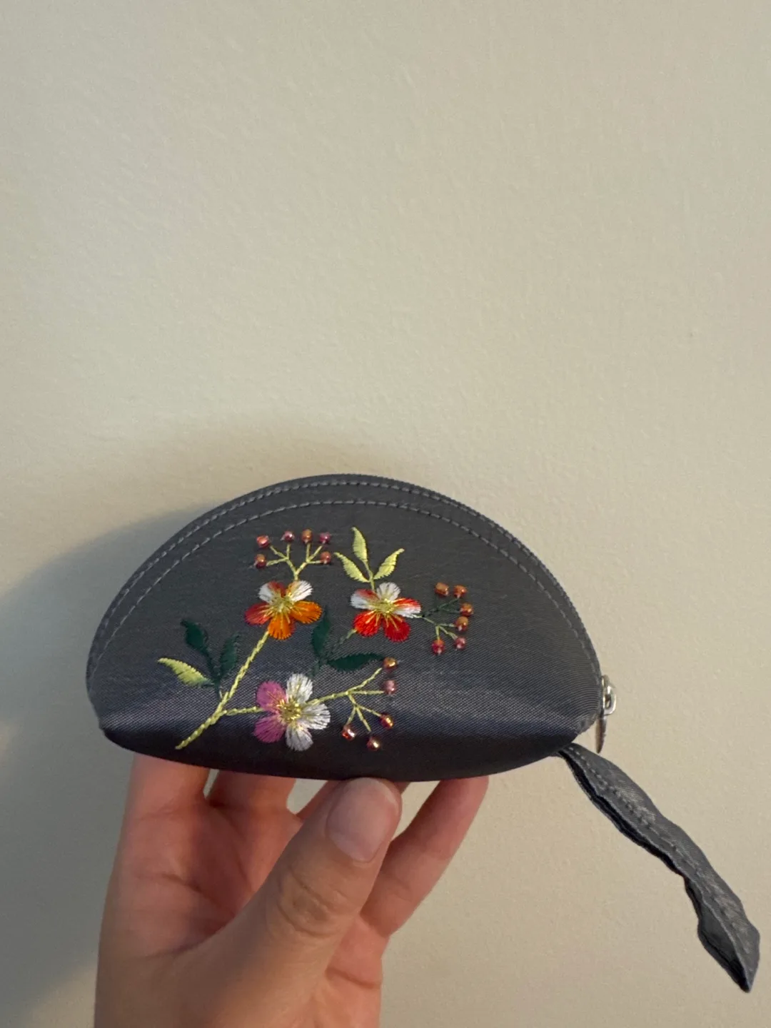 New Embroidery Floral Coin Purse image indicator(2)