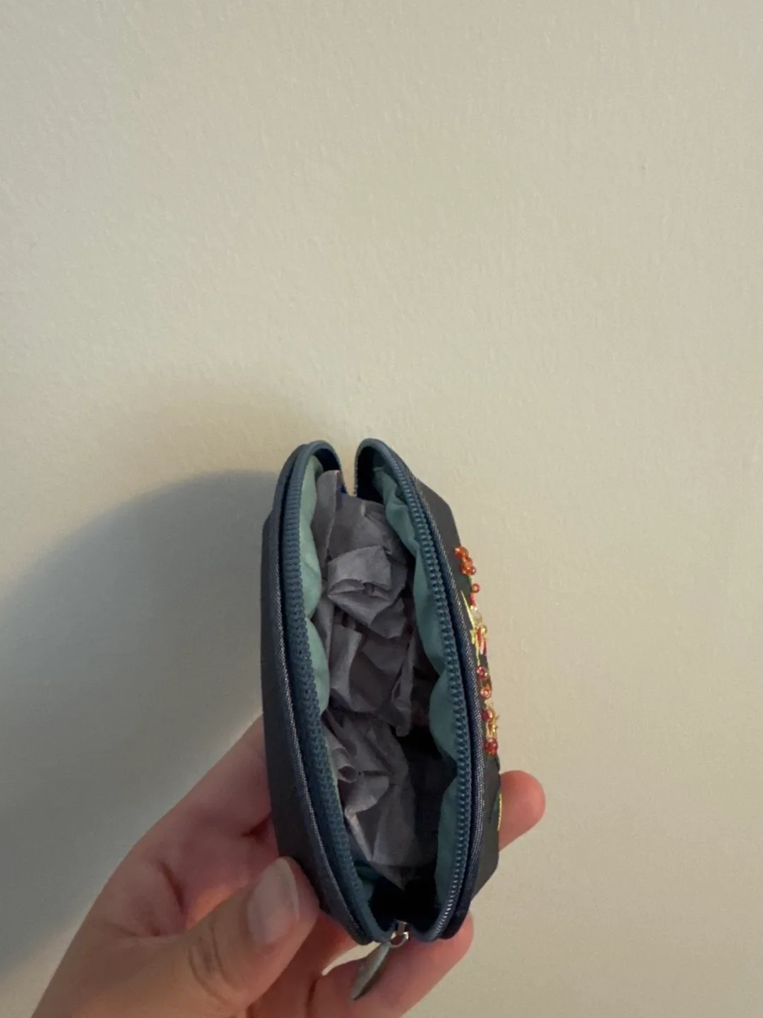 New Embroidery Floral Coin Purse image indicator(4)