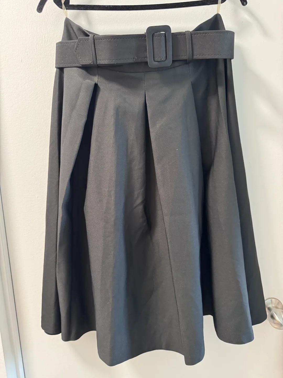 Black Skirt with Belt size M thumbnail