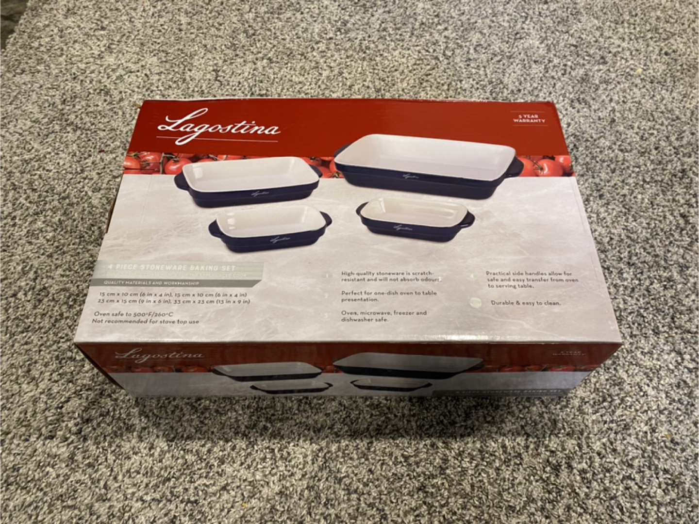 Lagostina Ceramic Bakeware Set