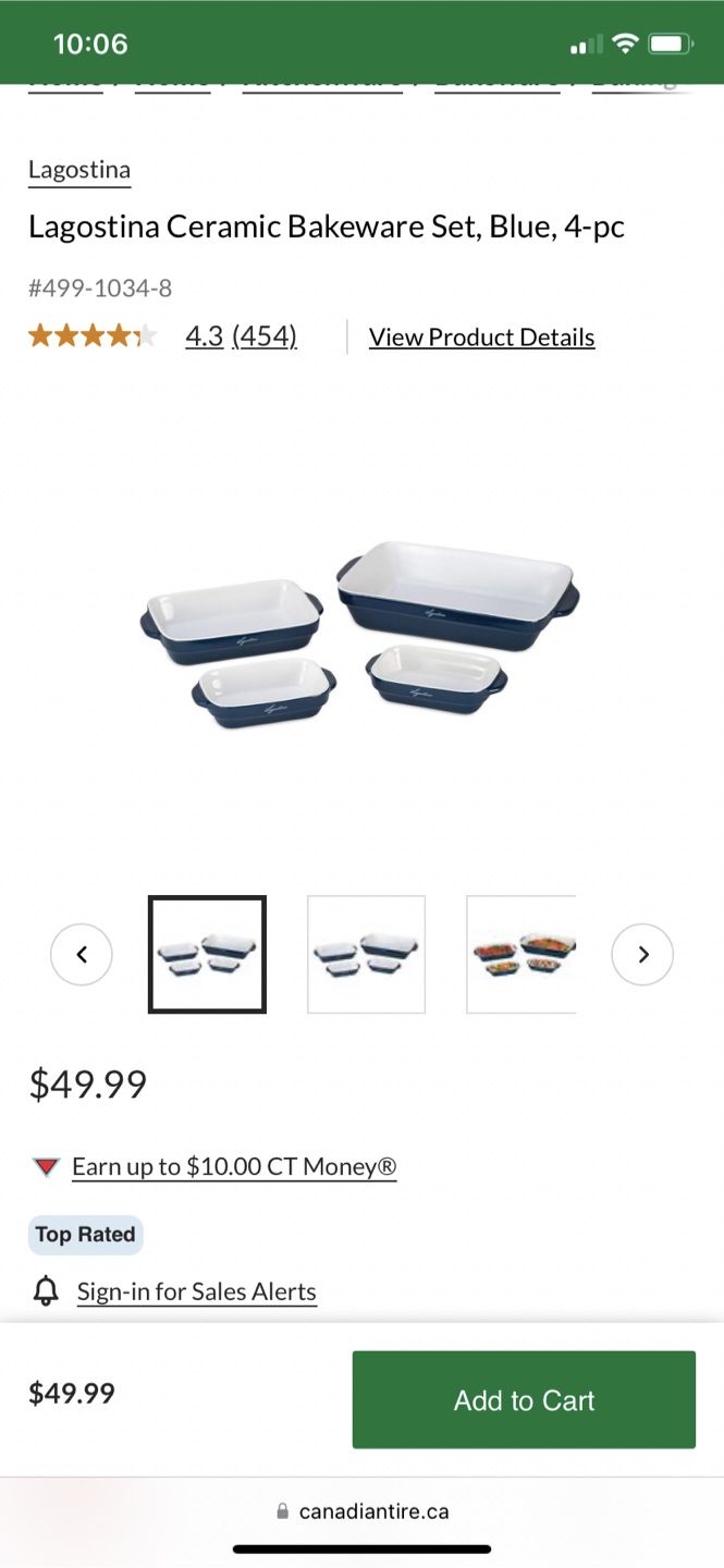 Lagostina Ceramic Bakeware Set - photo 2