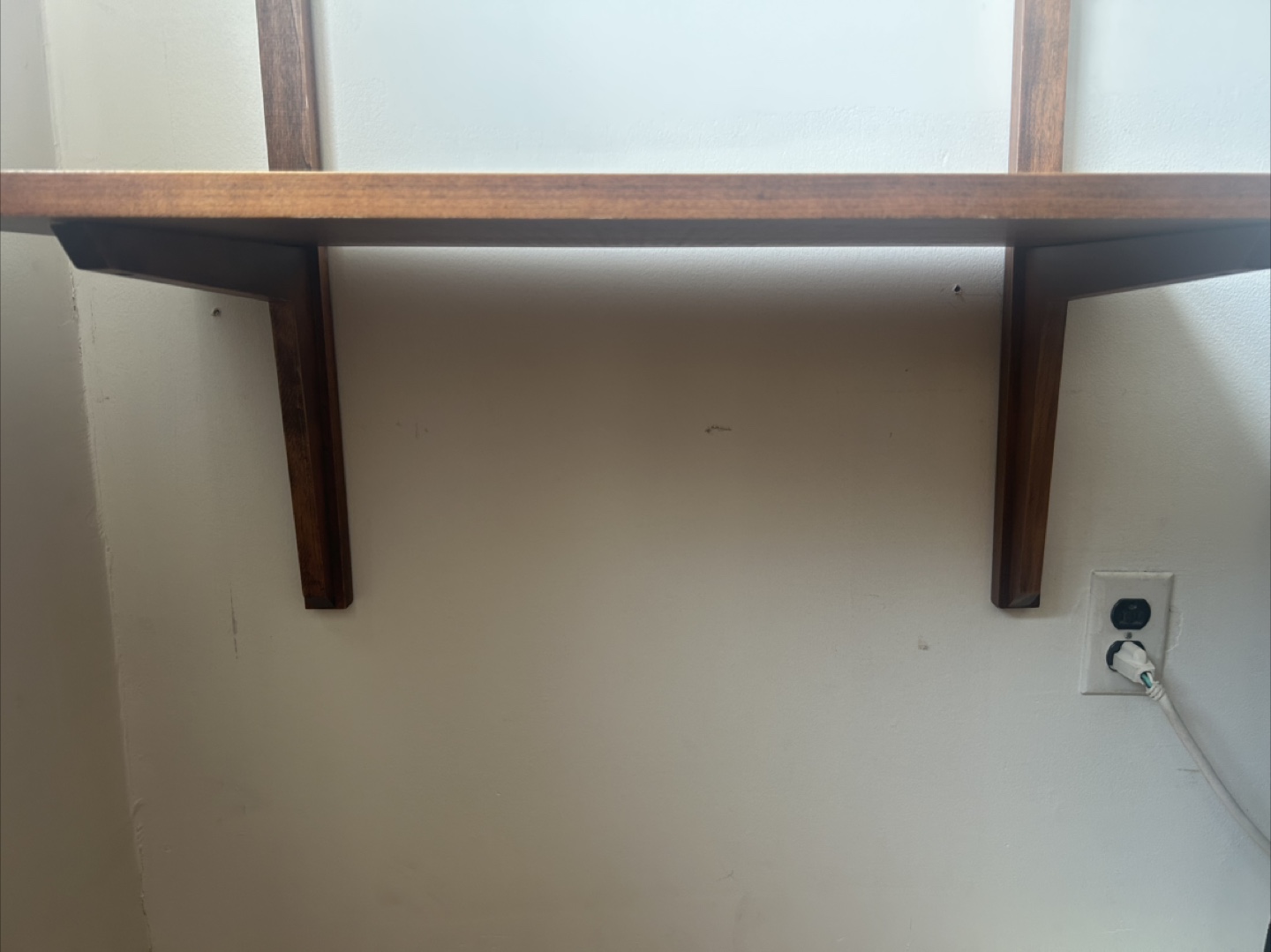 Wooden Wall Mounted Desk - photo 3
