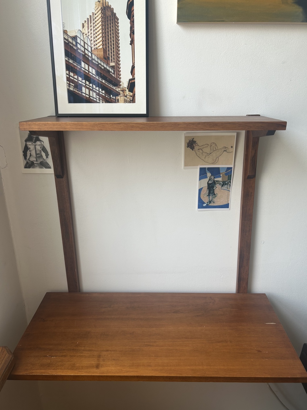 Wooden Wall Mounted Desk - photo 2