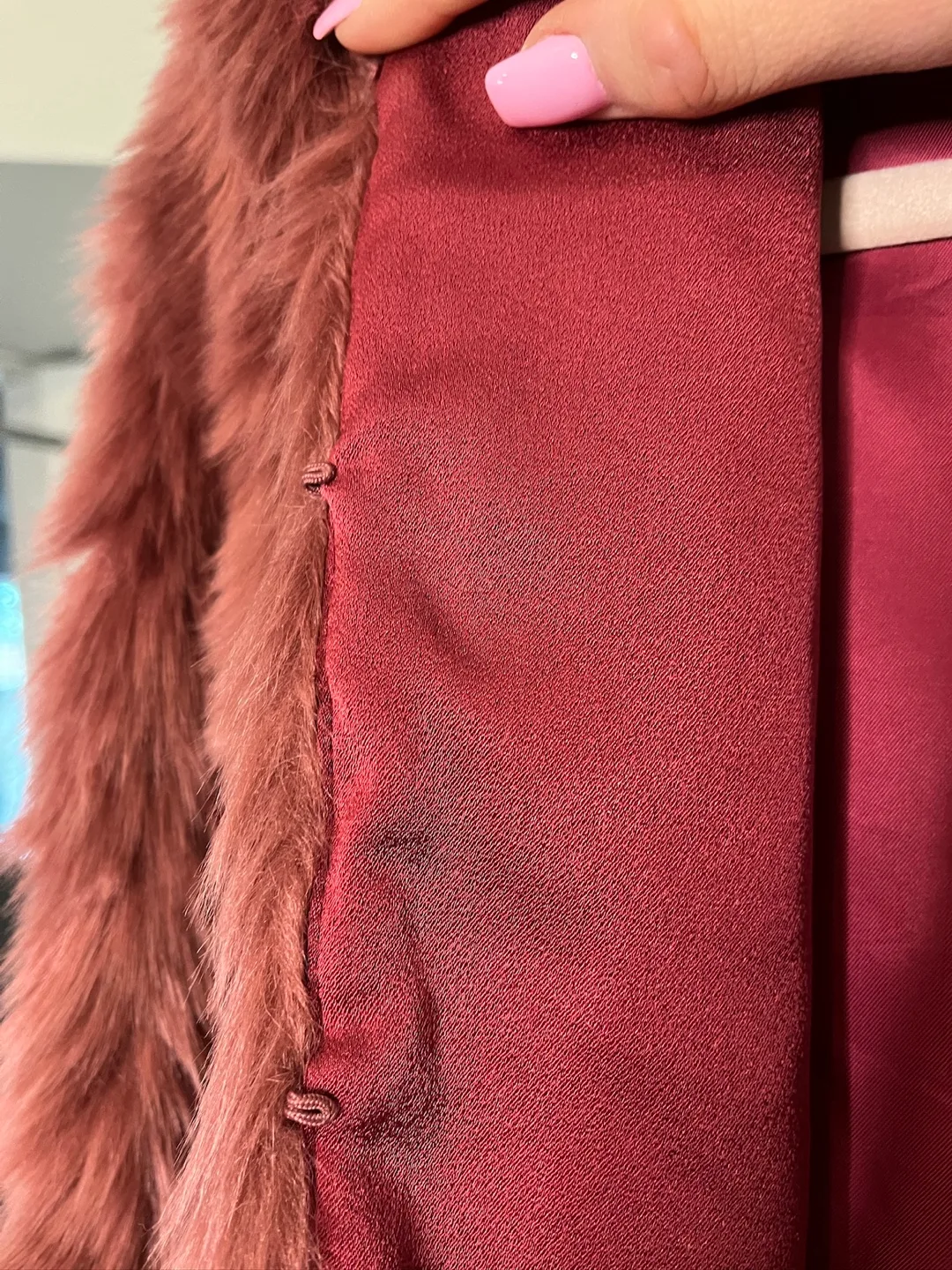 Babaton Cropped Faux Fur Jacket image indicator(5)