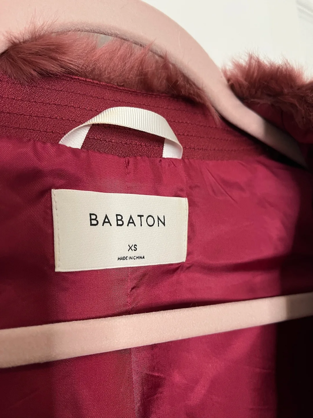 Babaton Cropped Faux Fur Jacket image indicator(4)