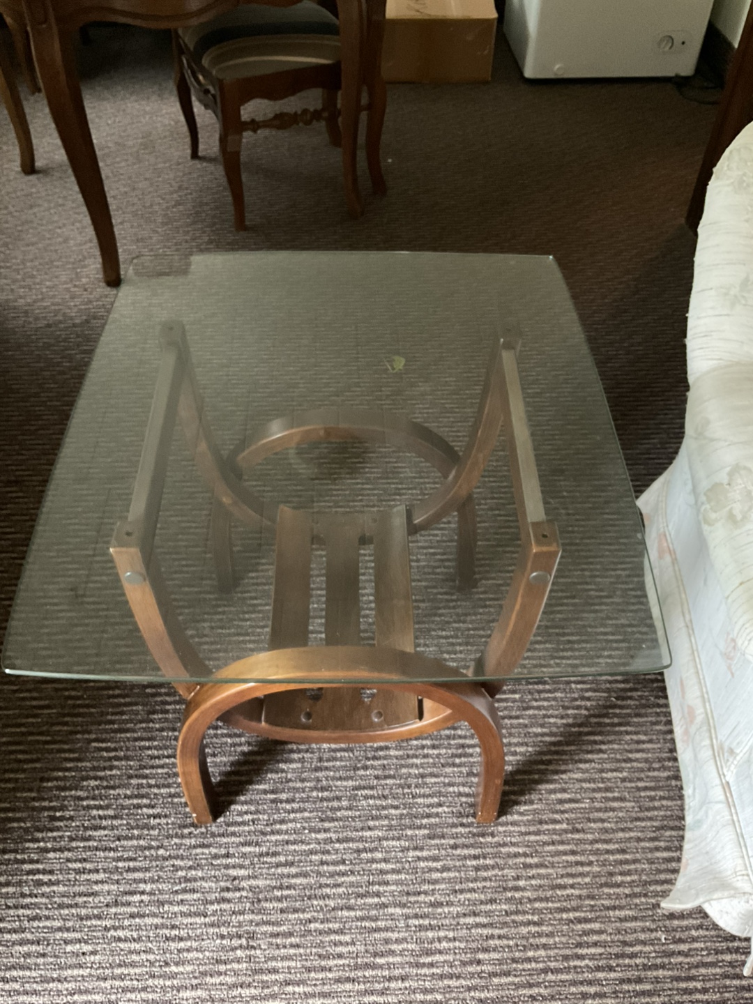 Glass Top End Tables - 2