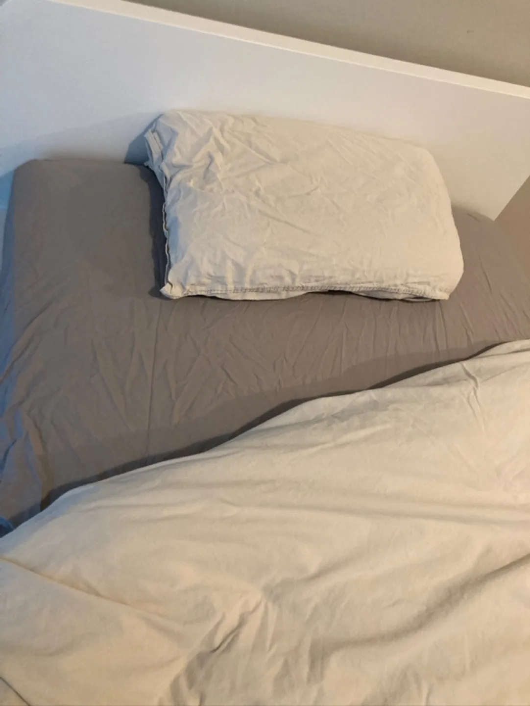 IKEA Twin Bed Frame, Mattress, and Bedding image indicator(3)