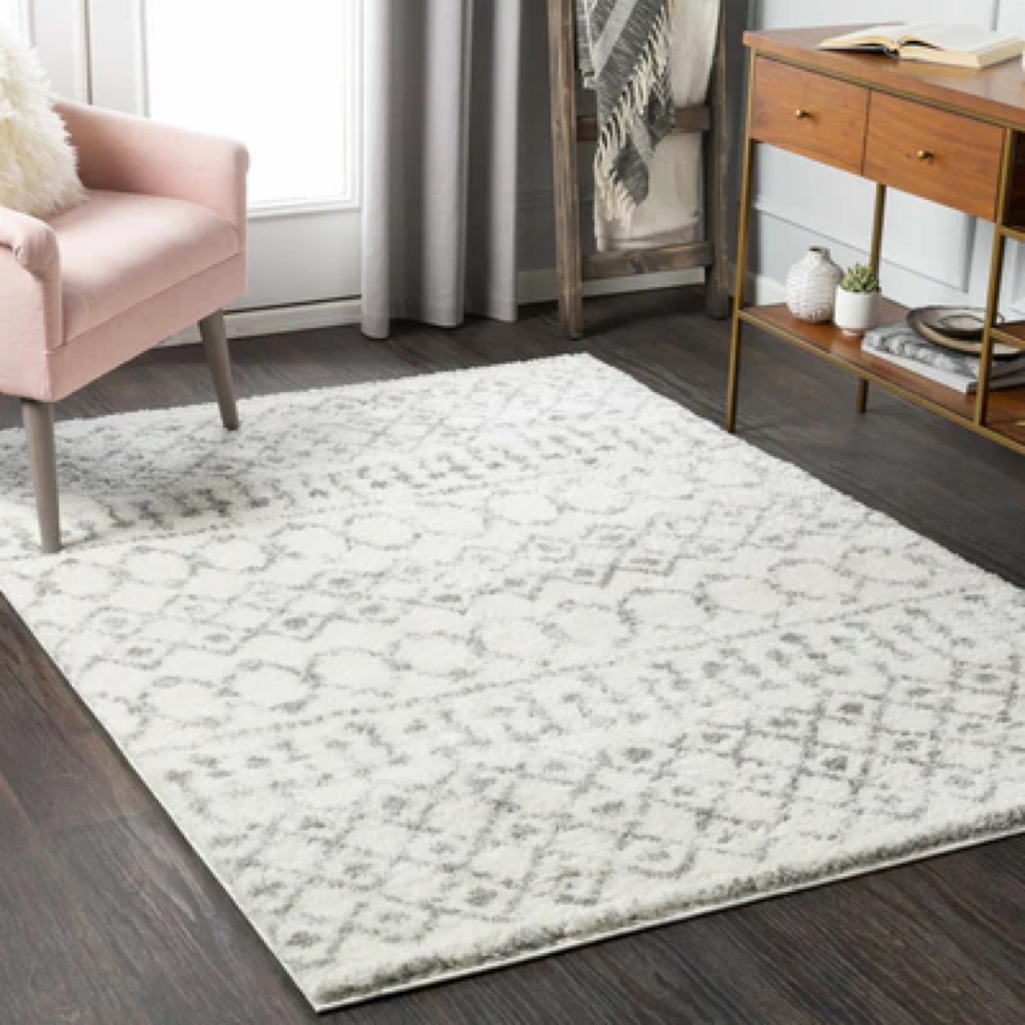 White and Grey Rug - photo 3