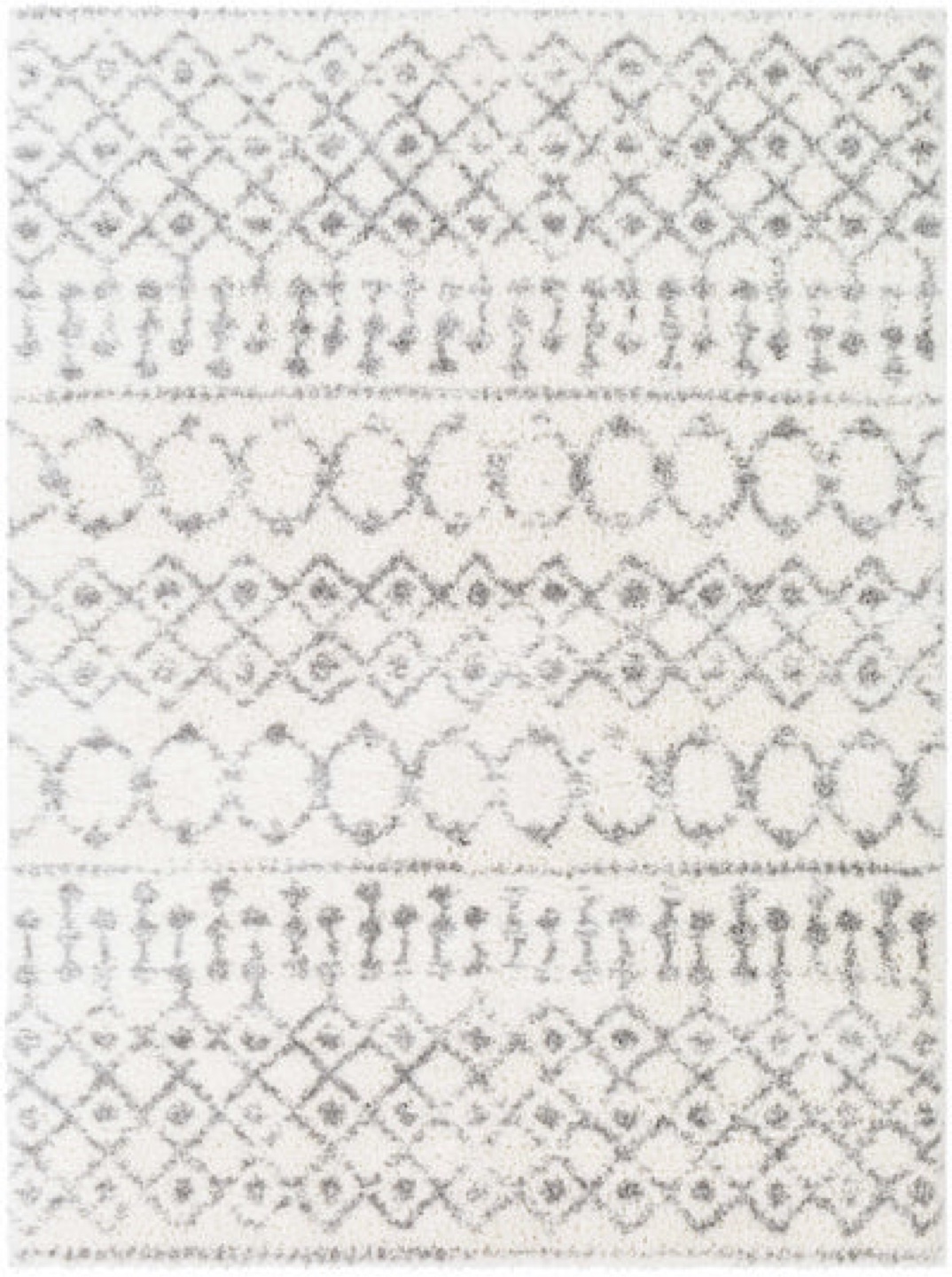 White and Grey Rug