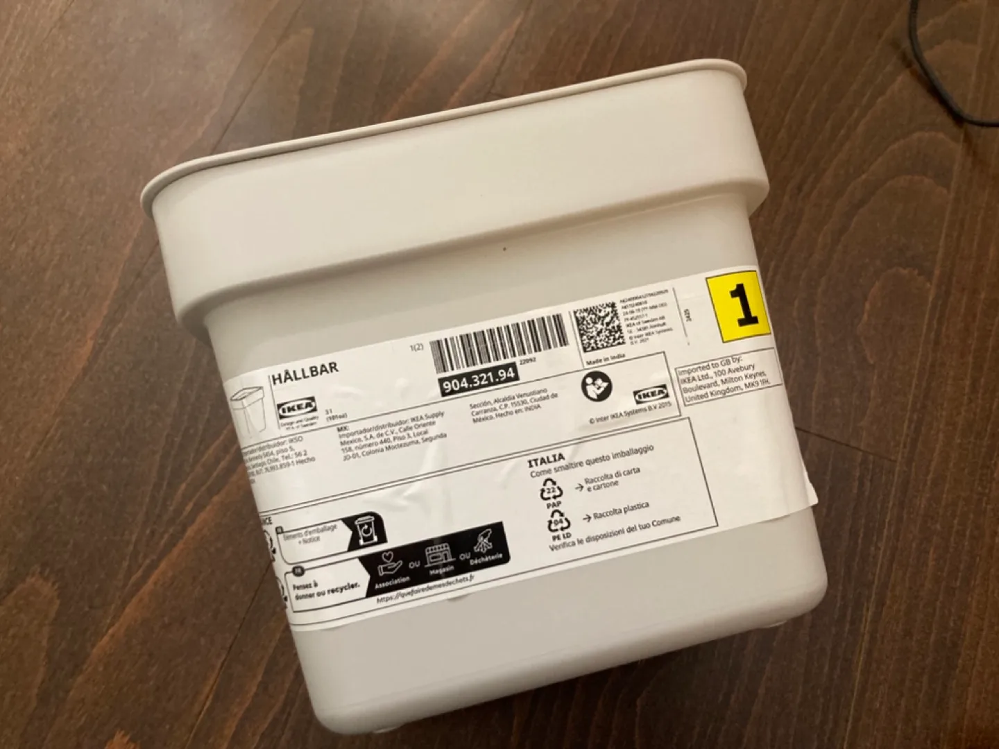 IKEA HÅLLBAR Bin with Lid image indicator(3)