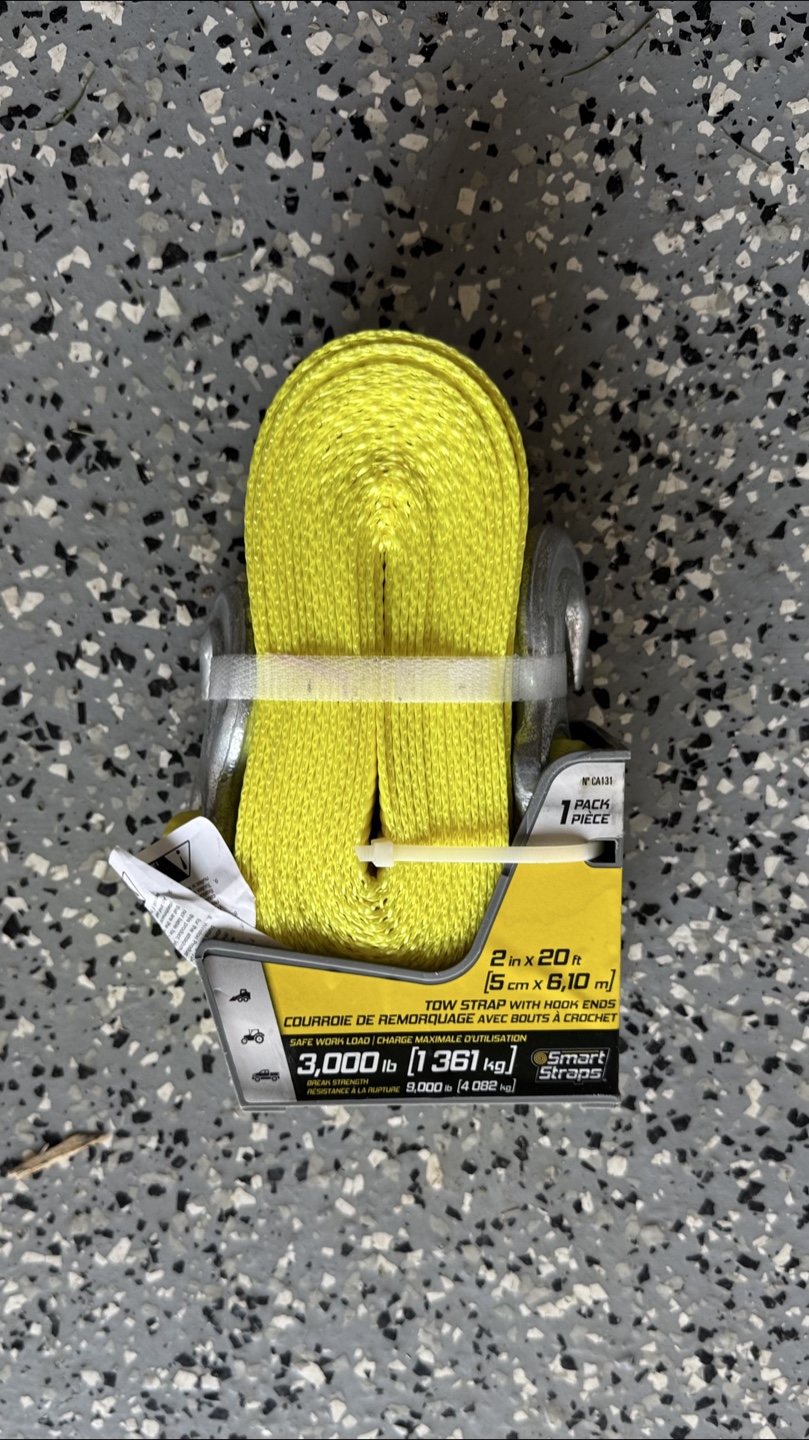 Smart Straps Tow Strap - 3000 lbs