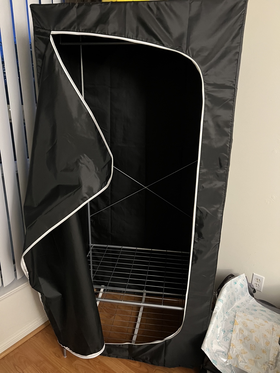 Black Ikea Breim Wardrobe