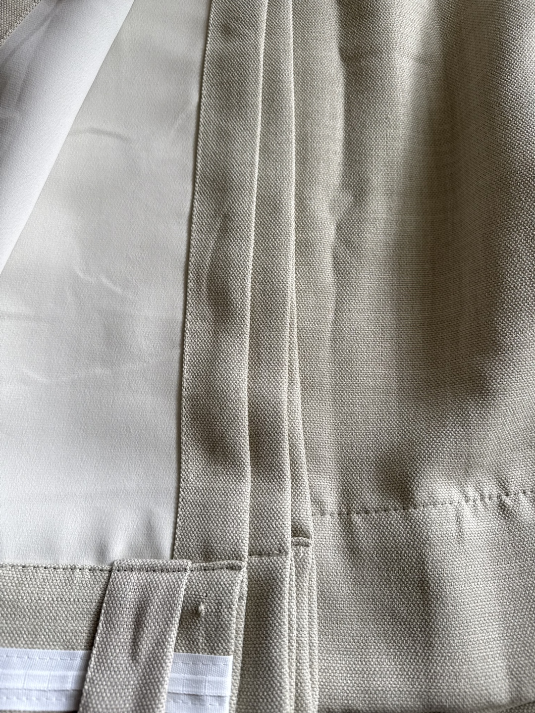 Beige Linen Curtains