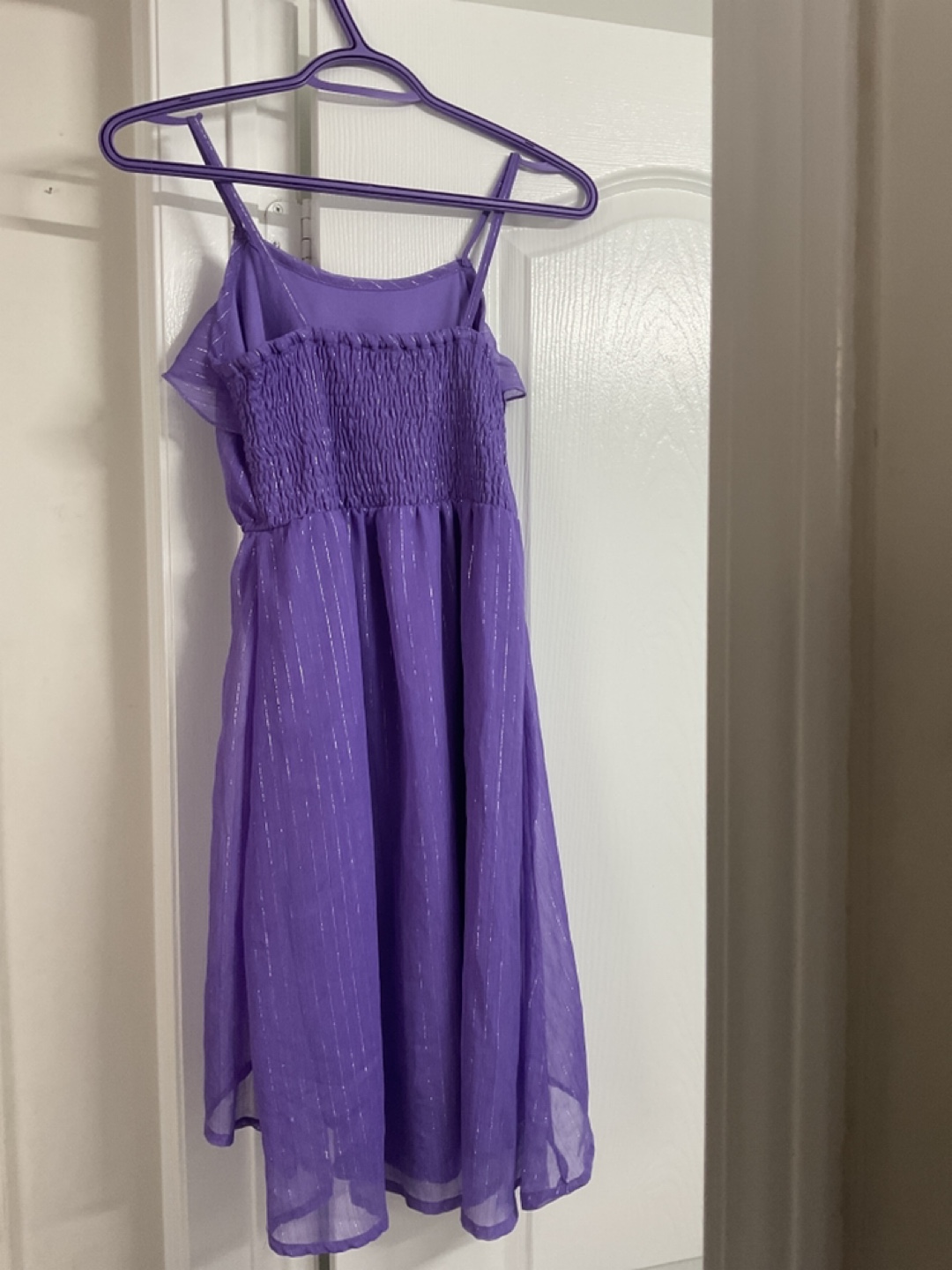 Girls’ Purple Dress with Sparkle Accents - Size 10/12 - photo 2