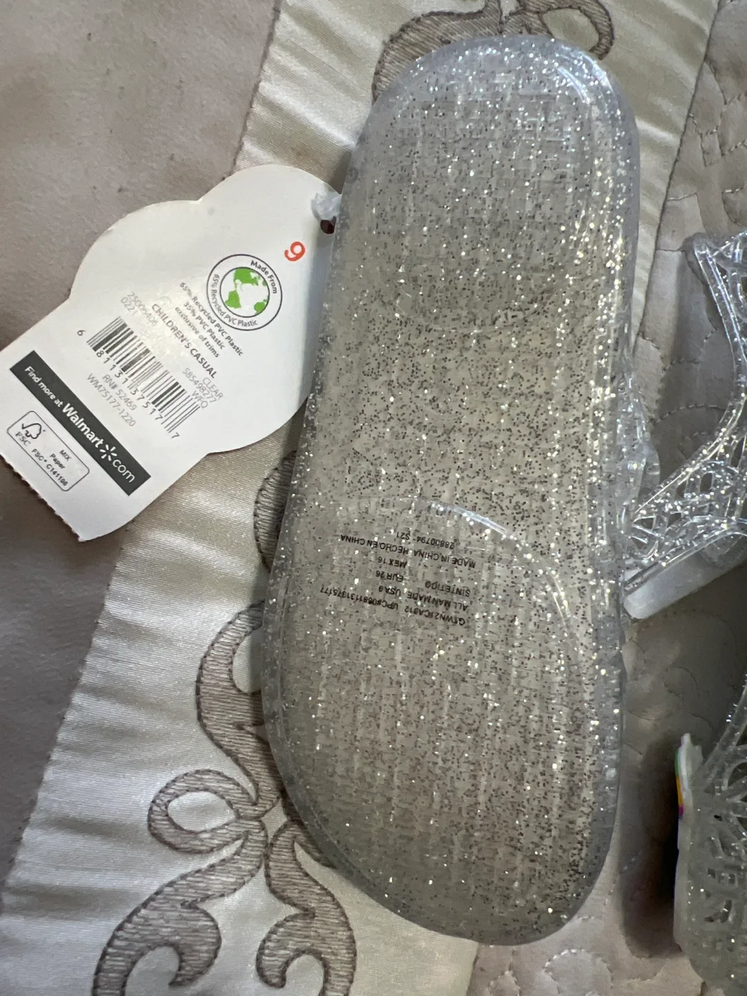 Wonder Nation Glitter Sandals image indicator(2)