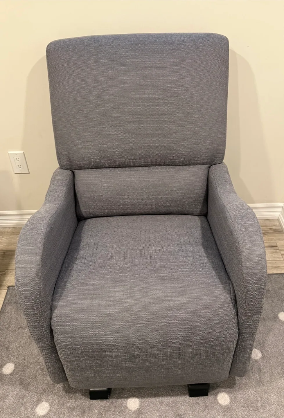 Rocking chair glider - grey thumbnail
