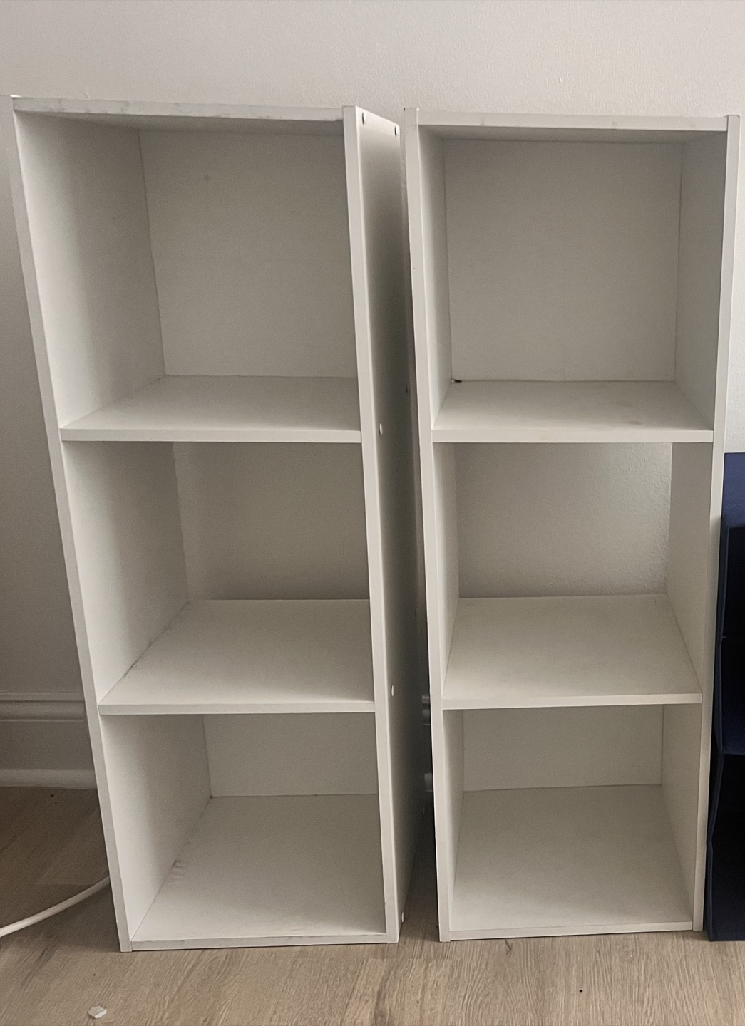 White Shelving Units
