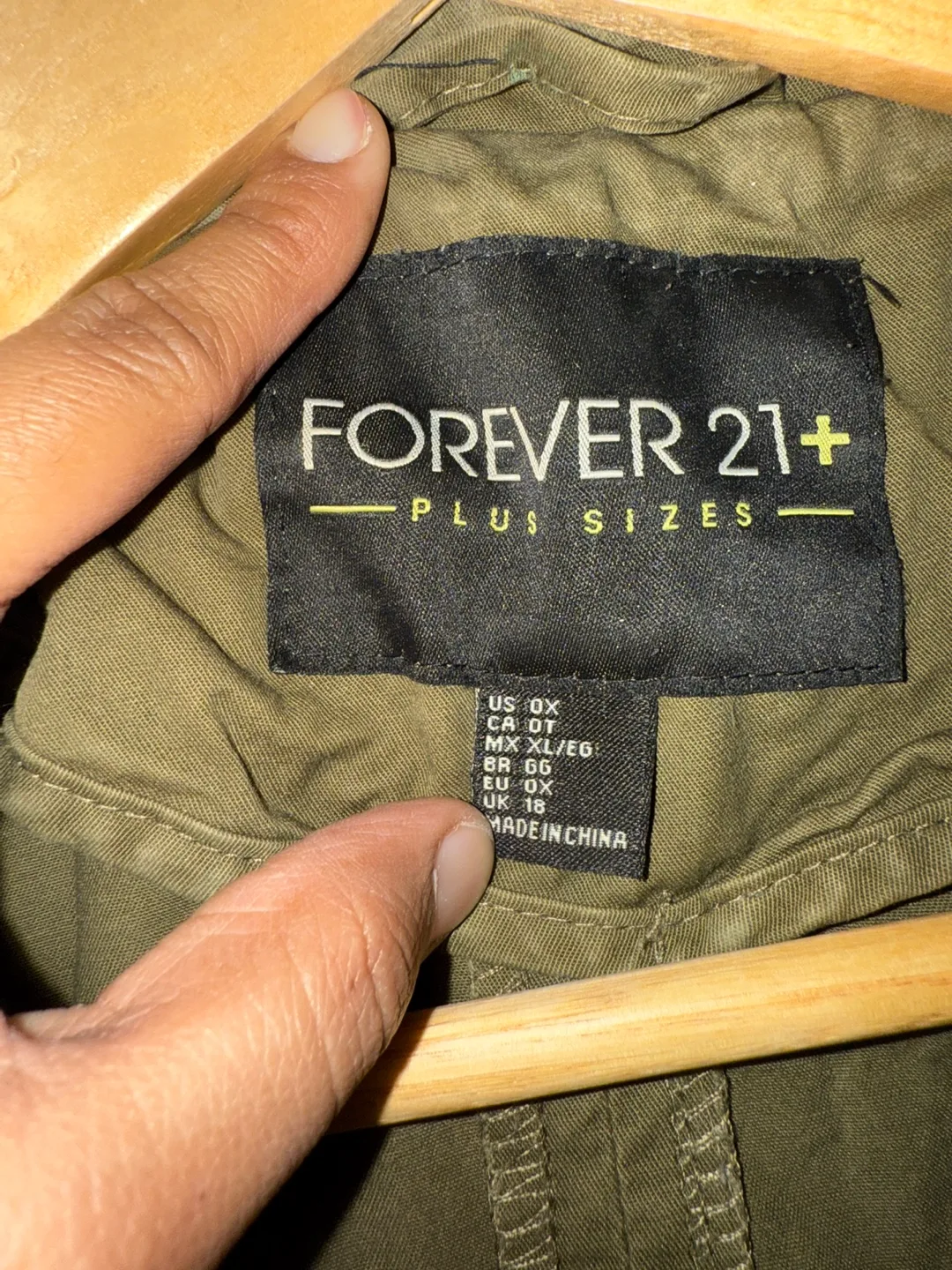 Forever 21+ Green Jacket(plus size 0X) image indicator(3)