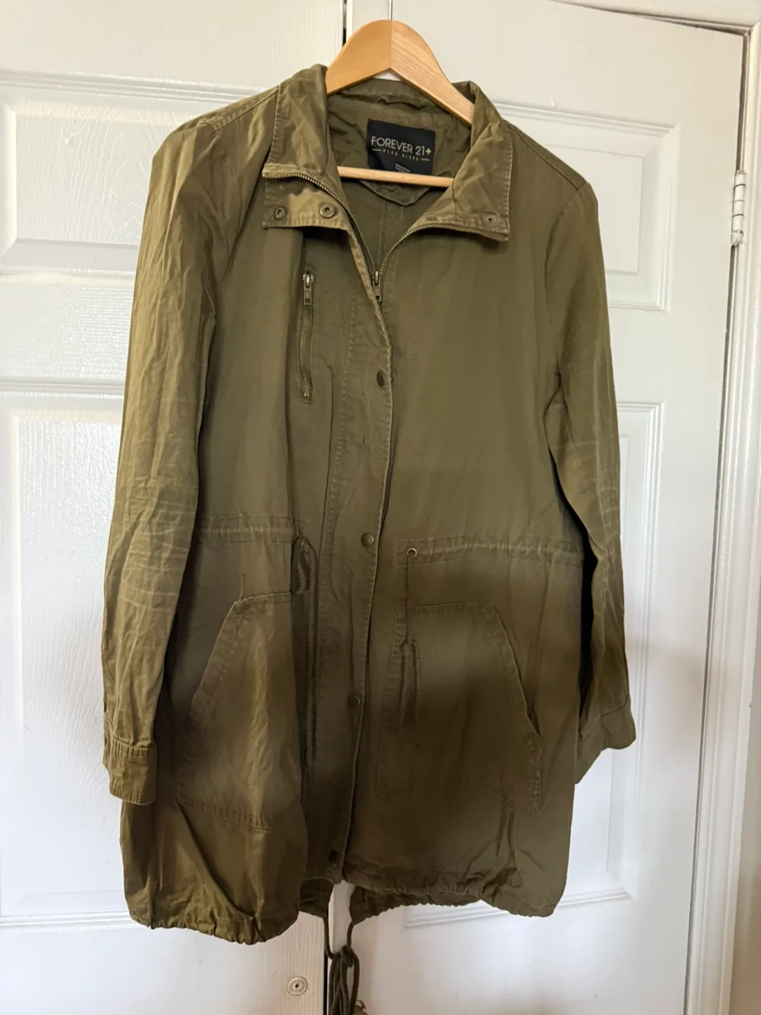 Forever 21+ Green Jacket(plus size 0X) image indicator(2)