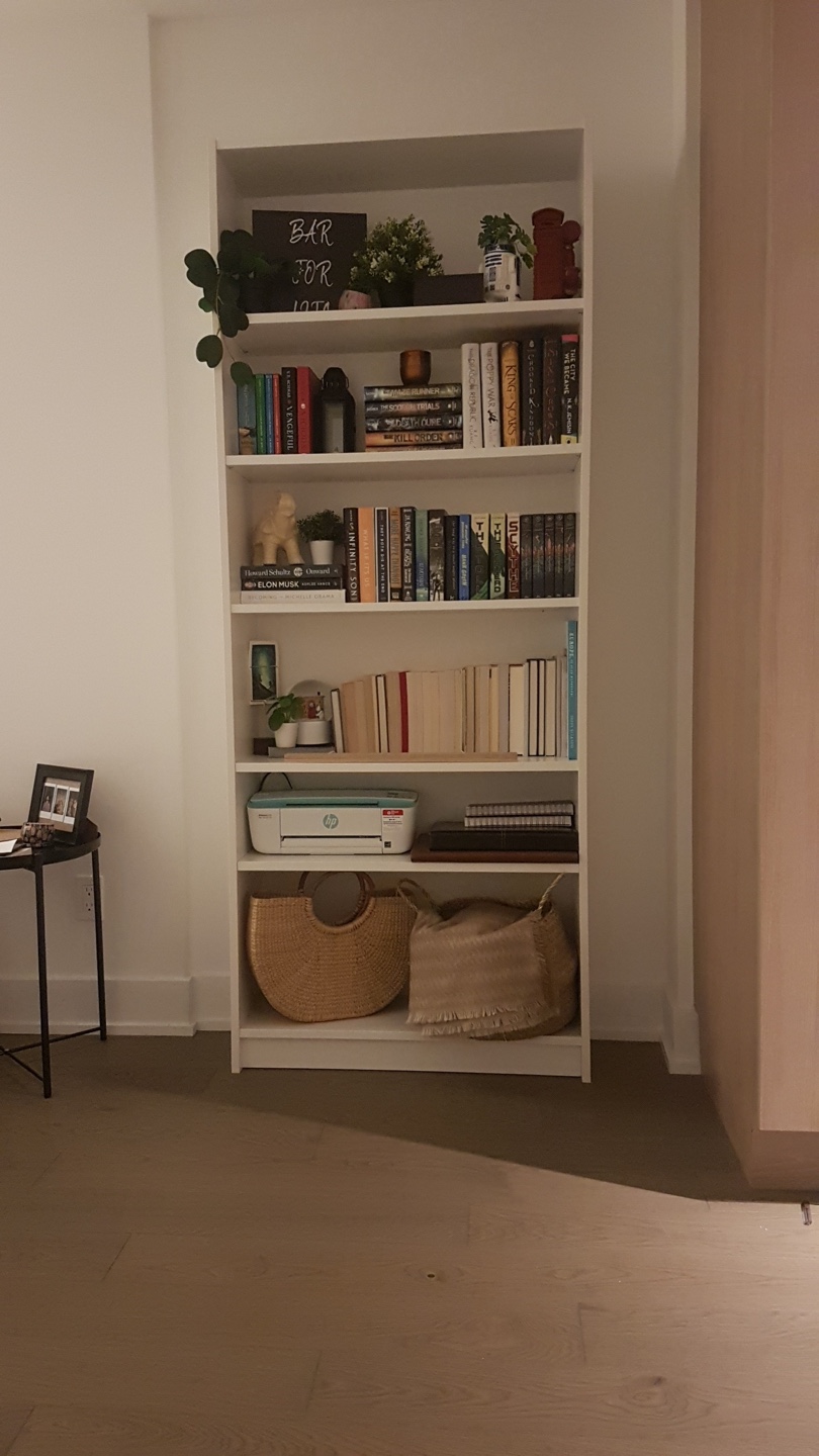 White Bookshelf