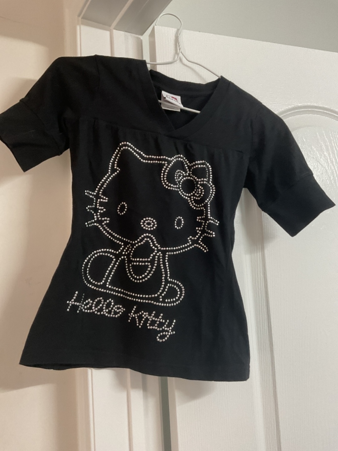 Girls’ Hello Kitty Rhinestone T-shirt - Size small.