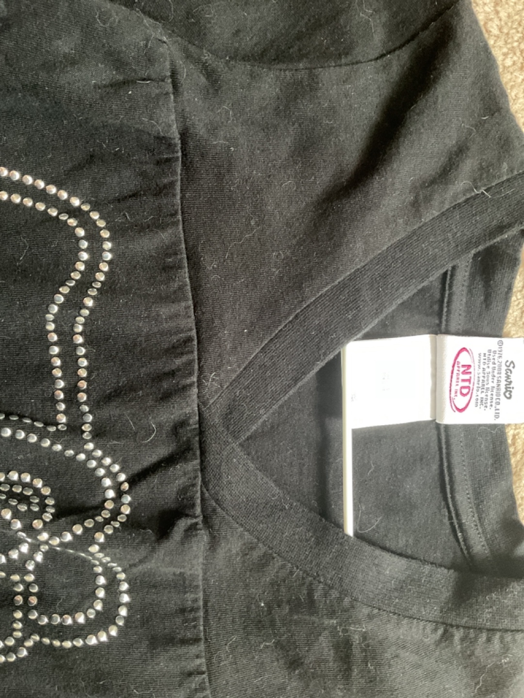 Girls’ Hello Kitty Rhinestone T-shirt - Size small. - photo 3