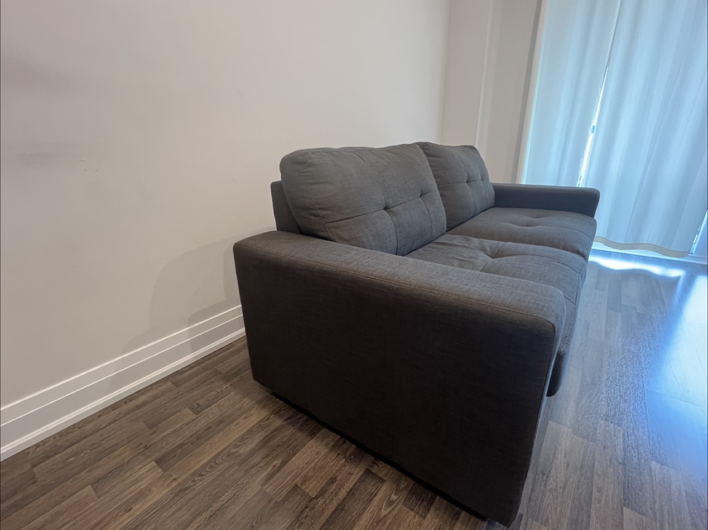 Dark Grey Two-Seater Sofa - photo 4