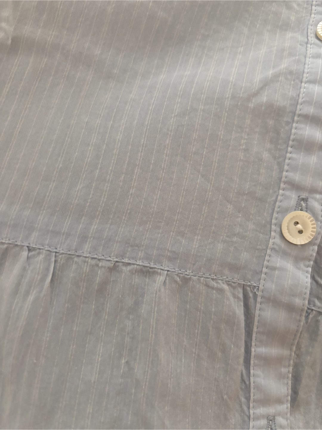 Blue Button-Up Shirt - photo 3