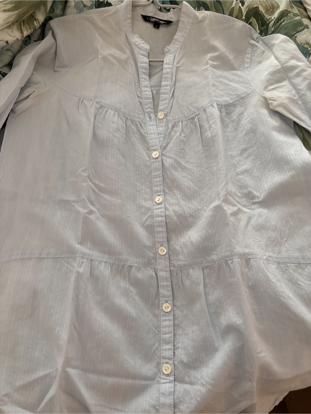 Blue Button-Up Shirt - photo 2