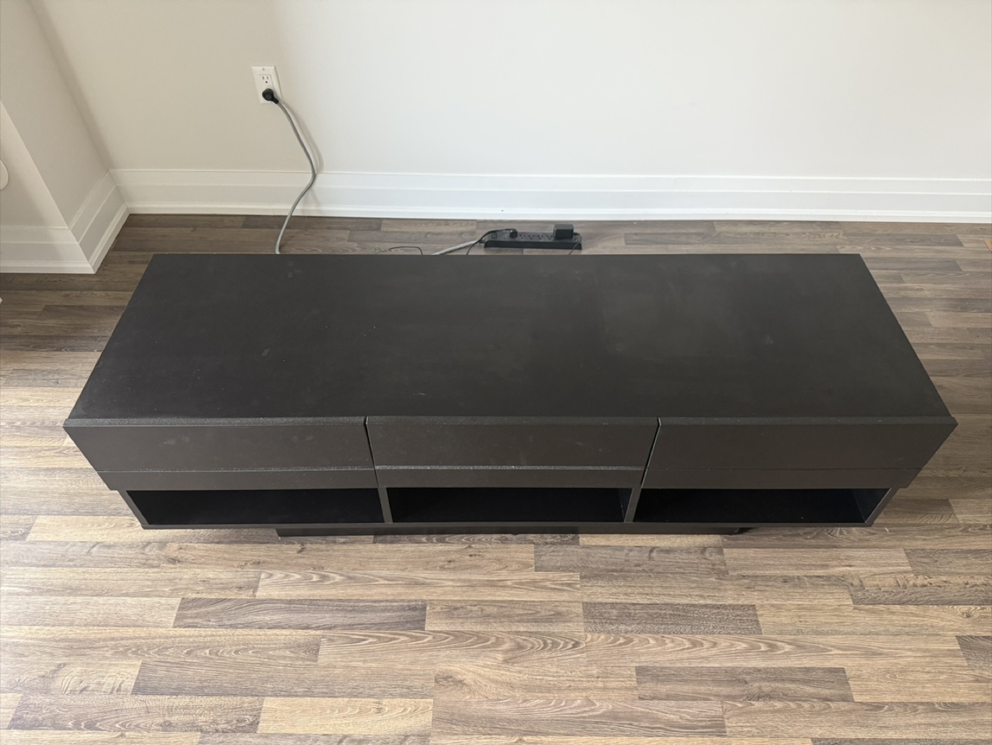 Modern Black TV Stand - photo 3