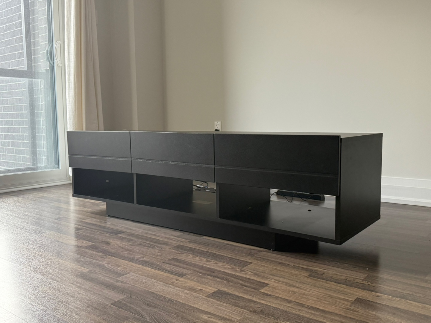 Modern Black TV Stand