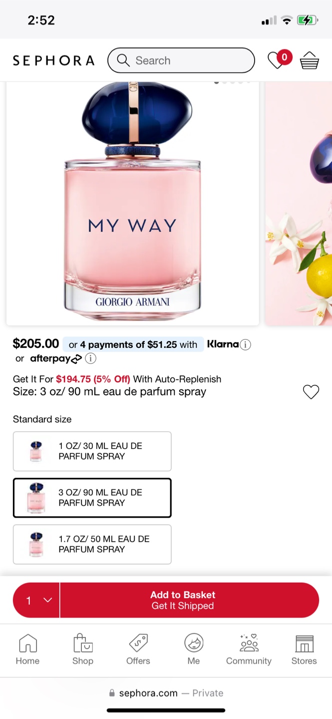 Giorgio Armani My Way Eau de Parfum