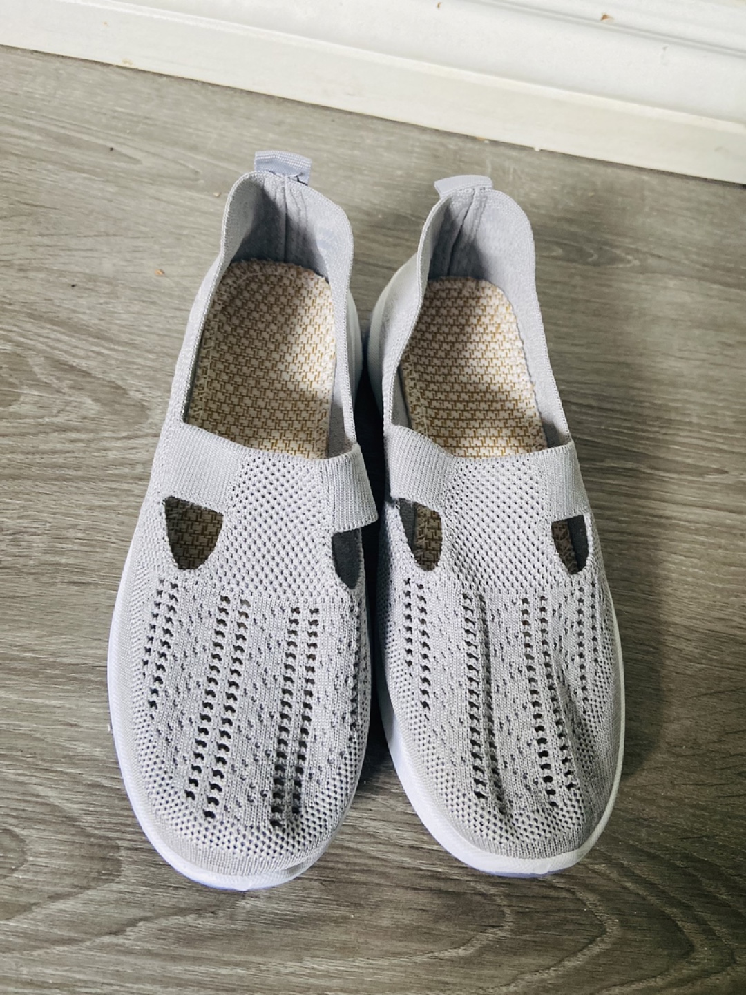 Grey Slip-On Shoes