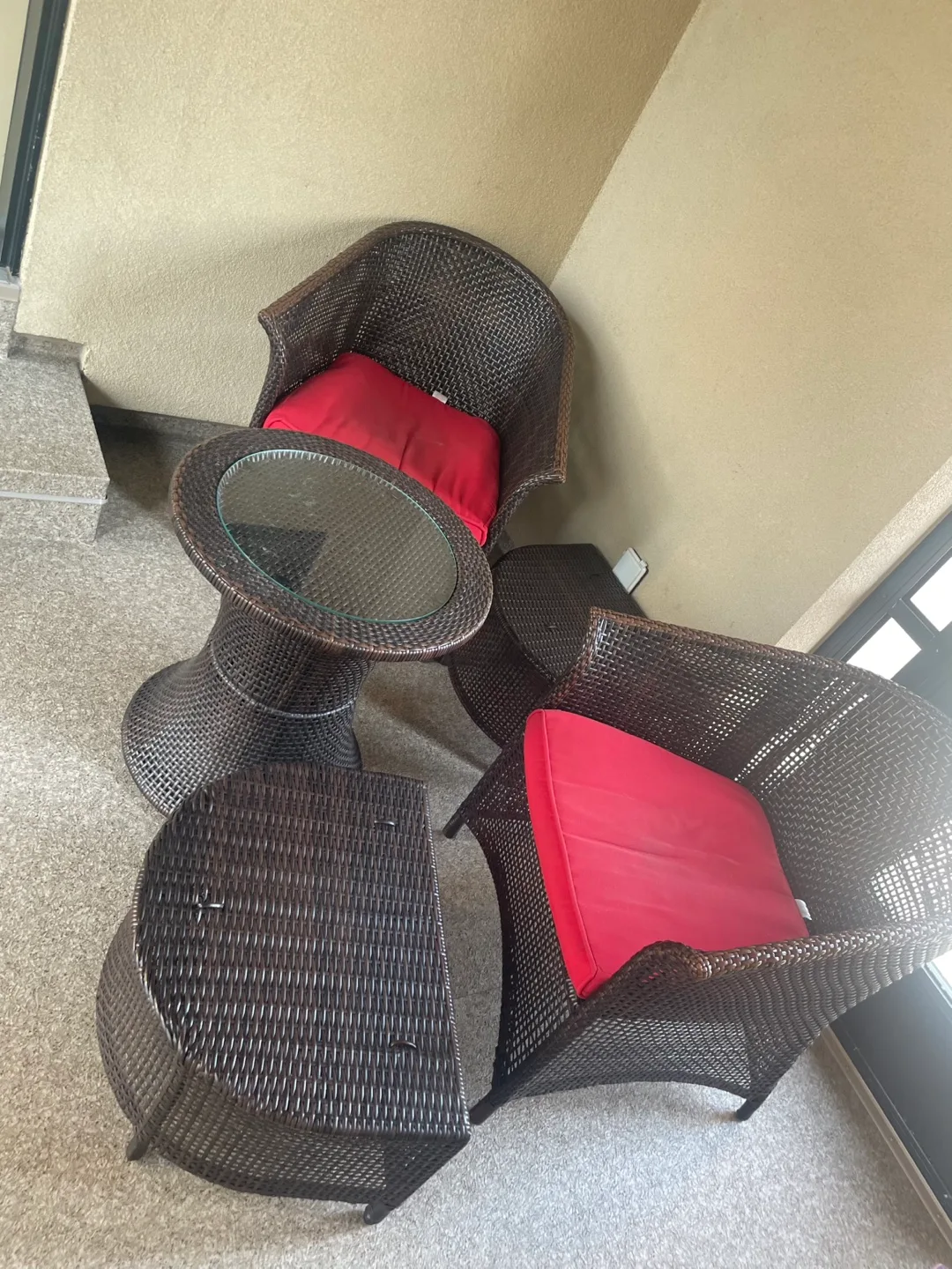 Outdoor Wicker Patio Set thumbnail