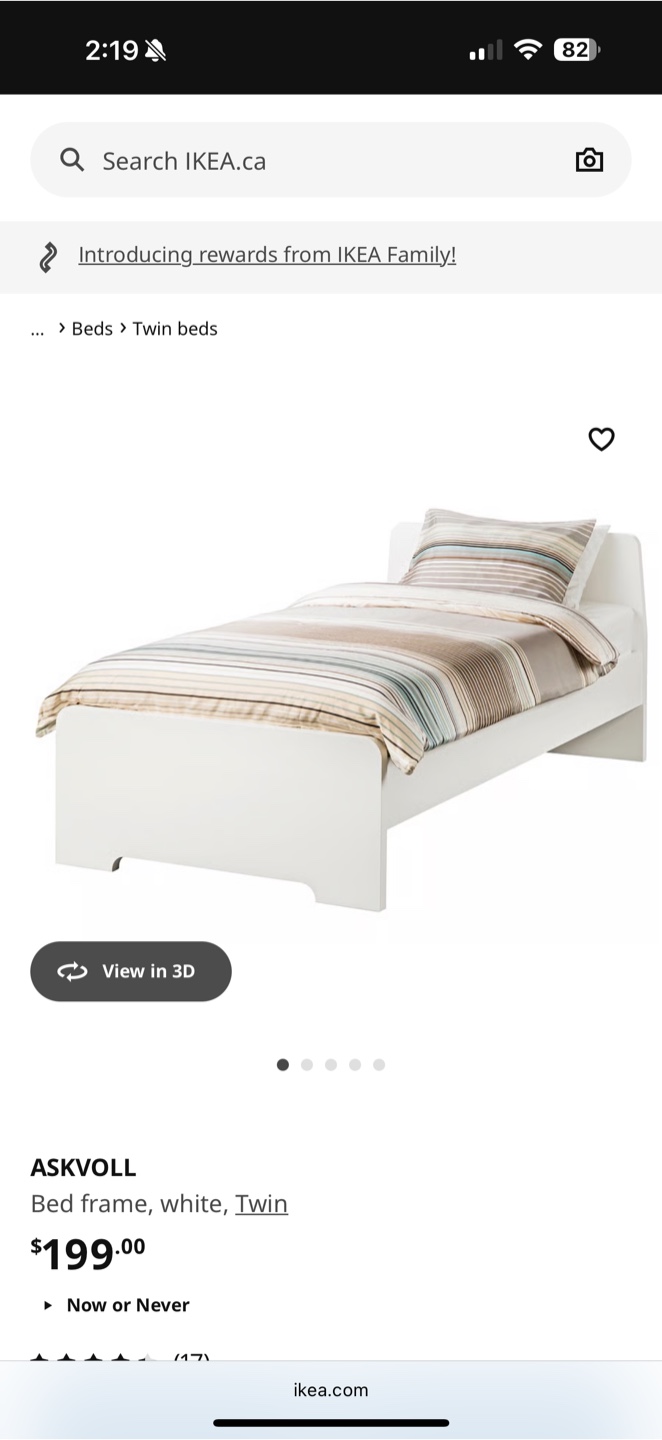 IKEA Twin Bed Frame and Mattress - photo 2