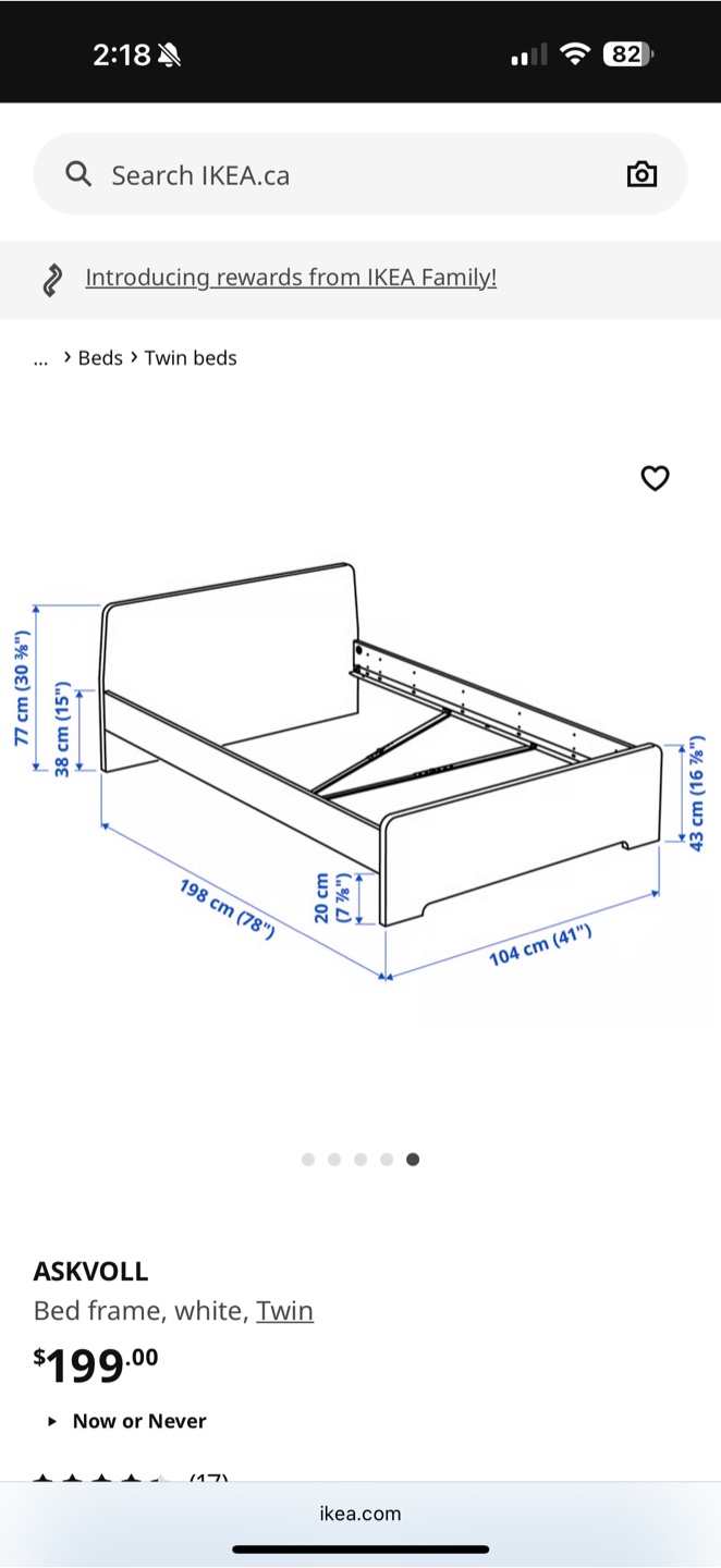 IKEA Twin Bed Frame and Mattress - photo 3