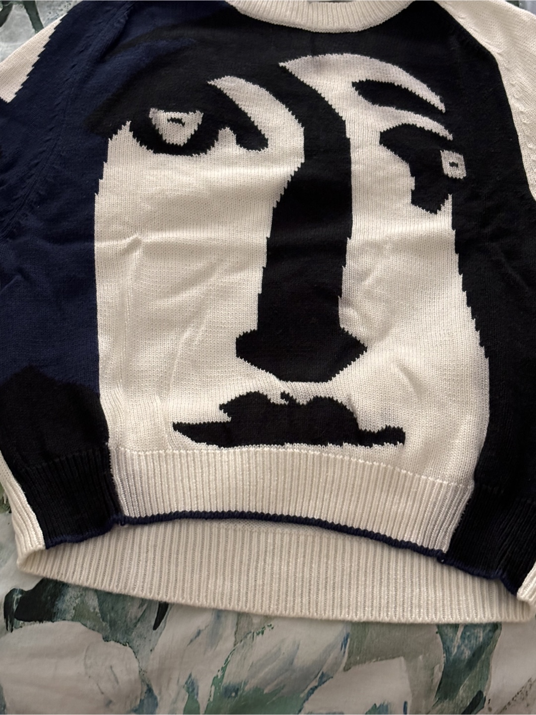 Face Knit short sleeve Sweater - photo 2
