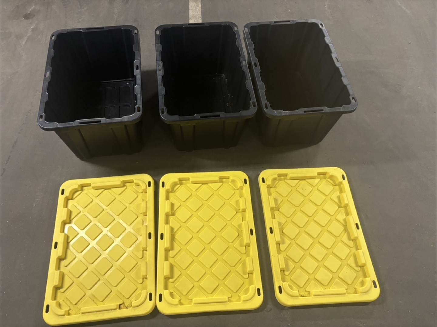 Storage Bins with Lids
