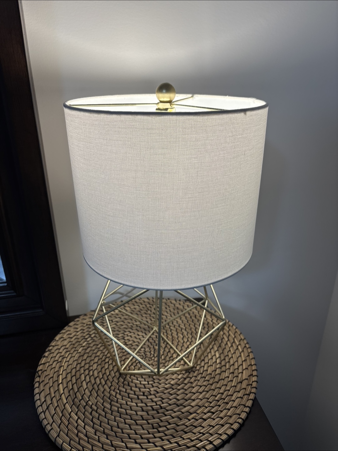 2 Modern Geometric Table Lamp
