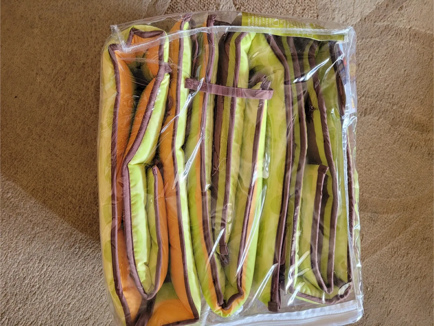 Reversible Crib Bumper. image indicator(2)