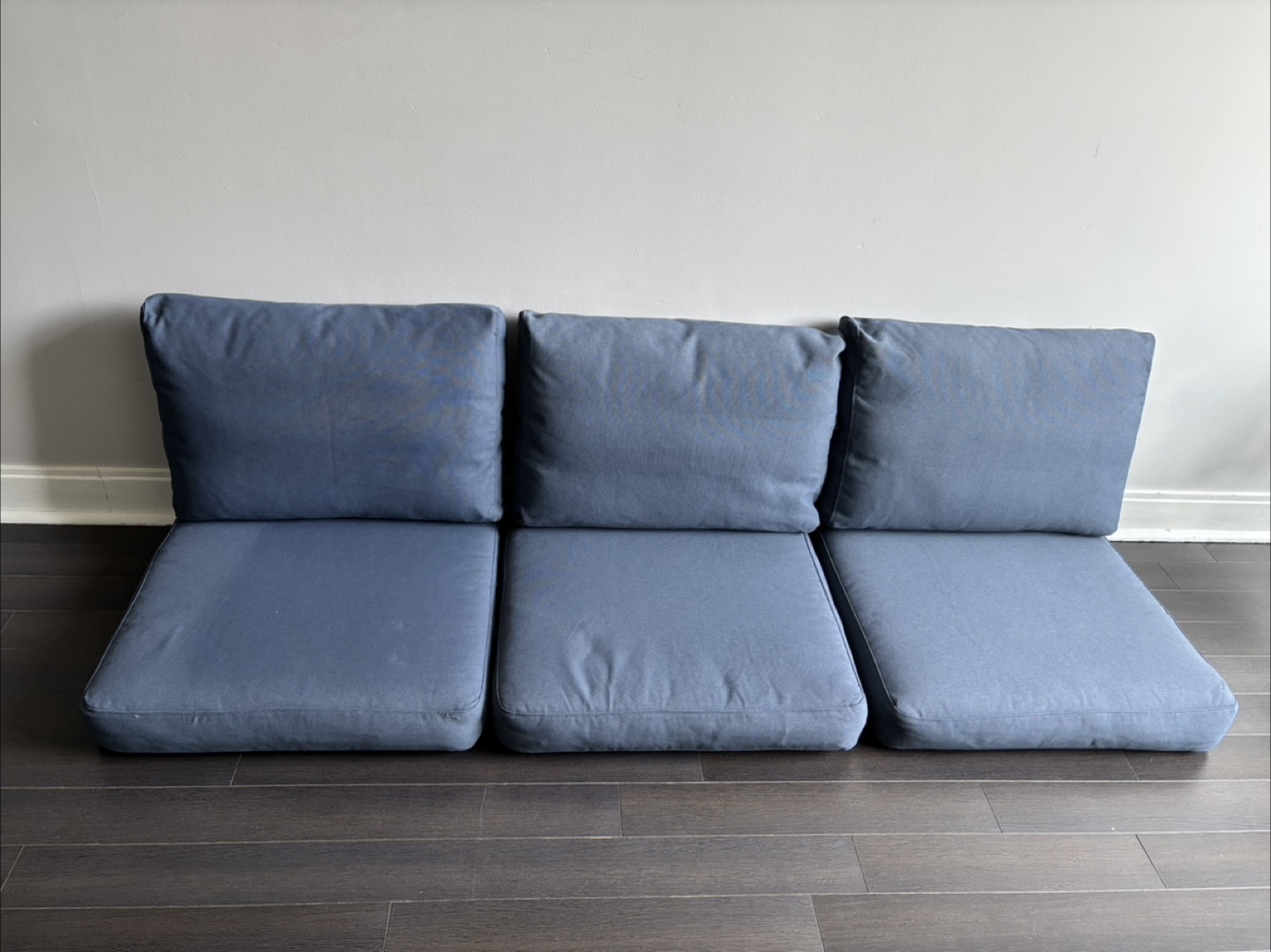 Blue Outdoor Sectional Cushions
