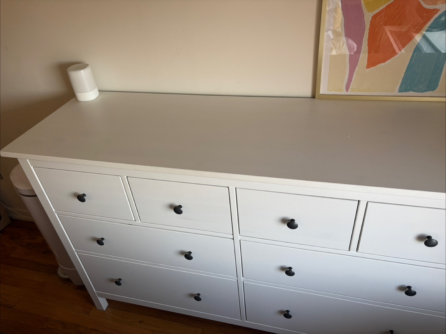 IKEA HEMNES 8-Drawer Dresser, White Stain - photo 4