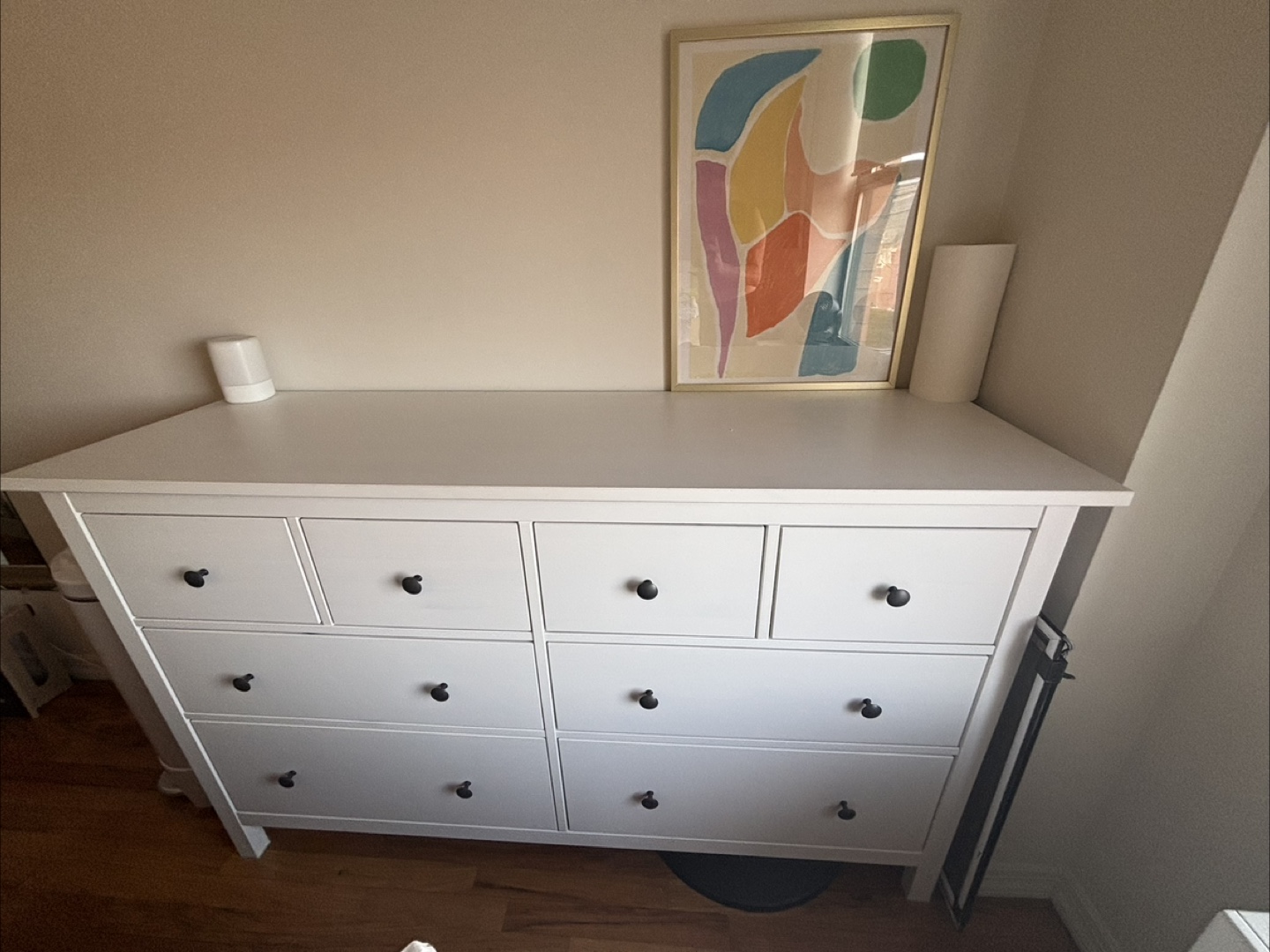IKEA HEMNES 8-Drawer Dresser, White Stain - photo 2