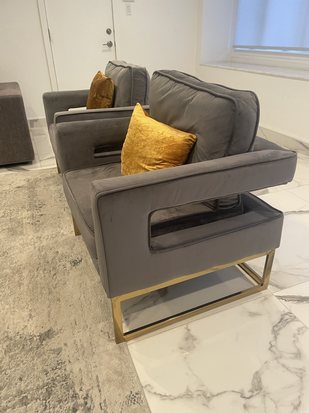 Gray Modern Armchairs - photo 3