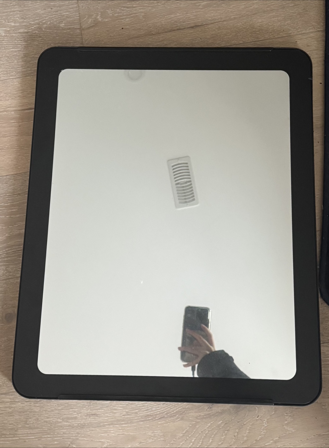Black Frame IKEA Mirror – 48 x 58 cm